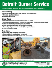 Thumbnail of Burner Service brochure.